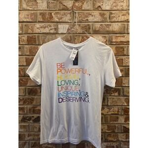 Tillys Project Human White‎ Graphic T Shirt Size S Short Sleeve Top